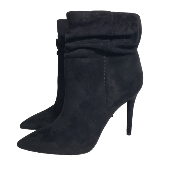 Jessica Simpson Lerona Pointed-Toe Supreme Micro suede Dress Booties Sz 8M - Picture 3 of 13